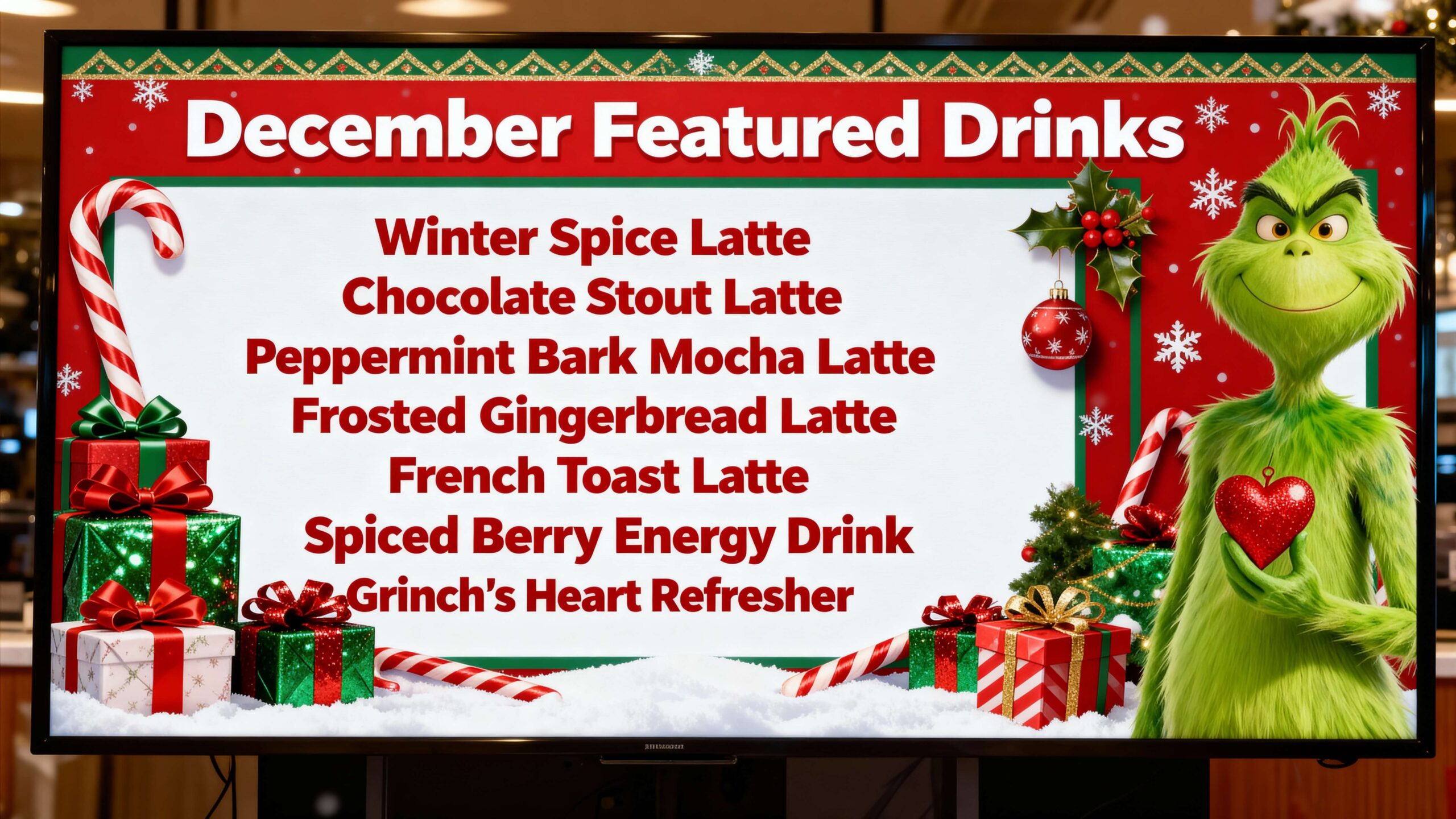 December Featured Drinks